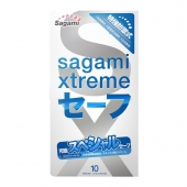 Презервативы Sagami Xtreme Ultrasafe с двойным количеством смазки - 10 шт. - Sagami - купить с доставкой в Иркутске