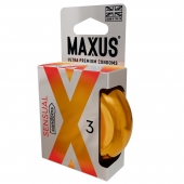 Презервативы анатомической формы Maxus Sensual - 3 шт. - Maxus - купить с доставкой в Иркутске