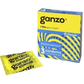 Классические презервативы с обильной смазкой Ganzo Classic - 3 шт. - Ganzo - купить с доставкой в Иркутске