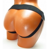 Трусики для страпона коричневого цвета - БДСМ Арсенал - купить с доставкой в Иркутске