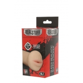 Нежный мастурбатор-ротик REALSTUFF 5INCH MASTURBATOR BJ - Dream Toys - в Иркутске купить с доставкой