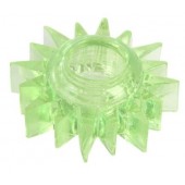 Зеленое эрекционное кольцо-солнце - Toyfa Basic - в Иркутске купить с доставкой