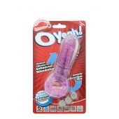 Фиолетовое эрекционное кольцо с вибрацией и пальчиком OYEAH PURPLE - Screaming O - в Иркутске купить с доставкой