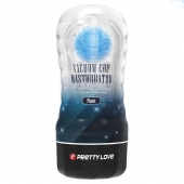 Прозрачный текстурированный мастурбатор Vacuum Cup Masturbator Planet - Baile - в Иркутске купить с доставкой