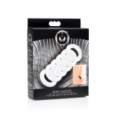 Комплект из 6 прозрачных эрекционных колец Ring Master Custom Ball Stretcher Kit - XR Brands - в Иркутске купить с доставкой