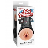 Мастурбатор-вагина в колбе Super Juicy Snatch - Pipedream - в Иркутске купить с доставкой