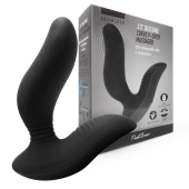 Черный вибромассажер простаты 3,5’’ Curve P-spot Massager - 12 см. - Erokay - в Иркутске купить с доставкой