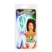 Прозрачное лассо с фиолетовой бусиной SILICONE COCK RING WITH BEAD LAVENDER - NMC - в Иркутске купить с доставкой