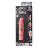 Фаллоудлинитель SUPER HERO Sex Machine - 15,5 см. - Lola Games - в Иркутске купить с доставкой