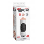 Мастурбатор-вагина Extreme Toyz Mega Grip Vibrating Stroker Mouth - Pipedream - в Иркутске купить с доставкой