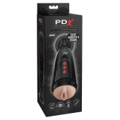 Мастурбатор-вагина с вибрацией Dirty Talk Starter Stroker - Pipedream - в Иркутске купить с доставкой