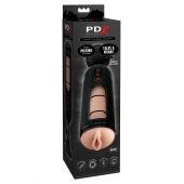 Мастурбатор-вагина с вибрацией Vibrating Mega Milker - Pipedream - в Иркутске купить с доставкой