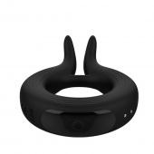 Черное эрекционное кольцо Marry Me Rechargeable Vibrating Cockring - Adrien Lastic - в Иркутске купить с доставкой