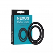 Черное двойное эрекционное кольцо Nexus Enduro Double - Nexus Range - в Иркутске купить с доставкой
