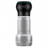 Набор PowerBlow   Feel Pocket Stroker Crystal: мастурбатор и интерактивная насадка - Kiiroo - в Иркутске купить с доставкой