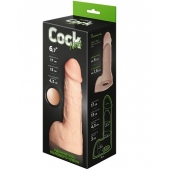 Телесный фаллоудлинитель с мошонкой Cock Next - 17 см. - LOVETOY (А-Полимер) - в Иркутске купить с доставкой