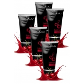 Набор из 5 съедобных лубрикантов JUJU со вкусом вишни - JuJu - купить с доставкой в Иркутске