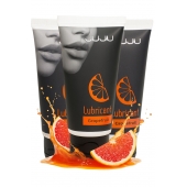 Набор из 3 съедобных лубрикантов JUJU со вкусом грейпфрута - JuJu - купить с доставкой в Иркутске