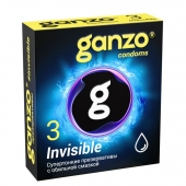 Супертонкие презервативы Ganzo Invisible - 3 шт. - Ganzo - купить с доставкой в Иркутске