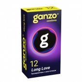 Презервативы с анестетиком для продления удовольствия Ganzo Long Love - 12 шт. - Ganzo - купить с доставкой в Иркутске
