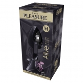 Серебристая анальная втулка Mini Metal Butt Plug Size M с розовым кристаллом - Adrien Lastic в Иркутске Серебристая анальная втулка Mini Metal Butt Plug Size M с розовым кристаллом - Adrien Lastic