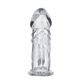 Прозрачная насадка на пенис Uco - 13 см. - A-toys - в Иркутске купить с доставкой