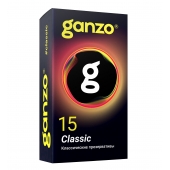 Классические презервативы с обильной смазкой Ganzo Classic - 15 шт. - Ganzo - купить с доставкой в Иркутске