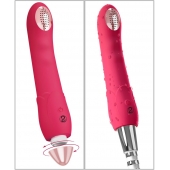 Малиновая насадка на душ с вибрацией Showers to orgasm - 20,1 см. - Orion - купить с доставкой в Иркутске