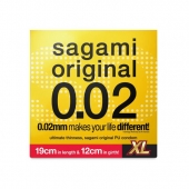Презерватив увеличенного размера Sagami Original 0.02 XL-size - 1 шт. - Sagami - купить с доставкой в Иркутске