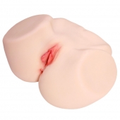 Мастурбатор-полуторс с двойным слоем материала Jenny Onahole Real Vagina - KOKOS - в Иркутске купить с доставкой