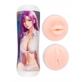 Двусторонний мастурбатор аниме - ротик и вагина - Tokyo Style - в Иркутске купить с доставкой