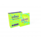 Ультратонкие презервативы Expert Invisible - 3 шт. - Expert - купить с доставкой в Иркутске