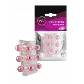 Прозрачная сквозная насадка на пенис с цветными шариками - Erowoman-Eroman - в Иркутске купить с доставкой