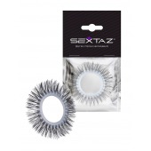 Круглое эрекционное кольцо с длинными «ресничками» - Sextaz - в Иркутске купить с доставкой