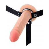 Мужской полый страпон на регулируемых ремнях - 18,5 см. - Sex Expert - купить с доставкой в Иркутске