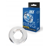 Прозрачное эрекционное кольцо-бублик - Sex Expert - в Иркутске купить с доставкой