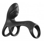 Черная насадка на пенис Ultimate Couples Cage Pro - Pipedream - в Иркутске купить с доставкой