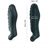 Серая силиконовая насадка на пенис с подхватом Manwan Ryzer - Manwan - в Иркутске купить с доставкой