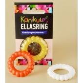 Цветное рельефное эрекционное кольцо Ellasring - Sitabella - в Иркутске купить с доставкой