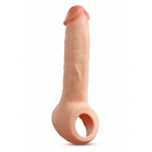 Телесная насадка-удлинитель Thrive 8.75 Inch Realistic Penis Extender Sleeve - 22,2 см. - Blush Novelties - в Иркутске купить с доставкой