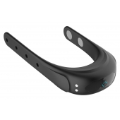 Черное эрекционное виброкольцо на ремешках - Boys of Toys - в Иркутске купить с доставкой