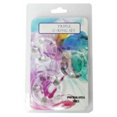 Набор из 3 эрекционных прозрачных колец - Boys of Toys - в Иркутске купить с доставкой