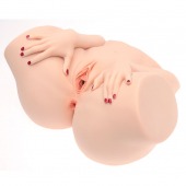 Телесный мастурбатор-полуторс Barbie - Naked Factory - в Иркутске купить с доставкой