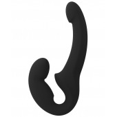 Черный безремневой страпон Share Lite - Fun Factory - купить с доставкой в Иркутске