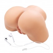 Телесный мастурбатор Olivia с 2 любовными отверстиями - Baile - в Иркутске купить с доставкой