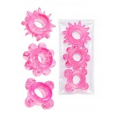 Комплект из 3 розовых эрекционных колец - Erowoman-Eroman - в Иркутске купить с доставкой