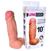 Фаллическая насадка Харнесс UNICOCK 10  - 25 см. - LOVETOY (А-Полимер) - купить с доставкой в Иркутске