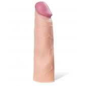 Реалистичная насадка с ярко выраженной головкой - 16,5 см. - A-toys - в Иркутске купить с доставкой