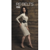 Пояс с клёпками Yona Black - Rebelts - купить с доставкой в Иркутске