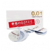 Супер тонкие презервативы Sagami Original 0.01 - 5 шт. - Sagami - купить с доставкой в Иркутске